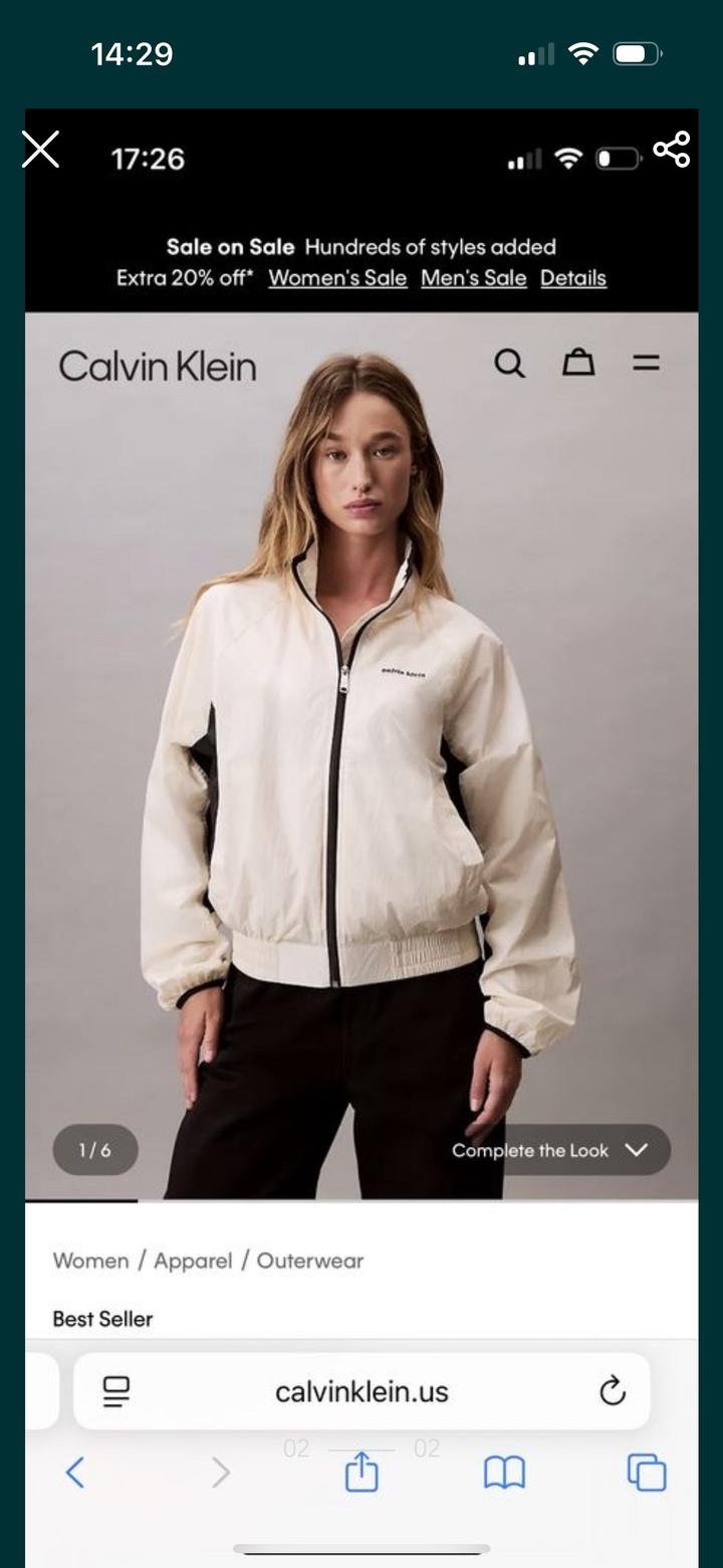 Продам ветровку Calvin Klein