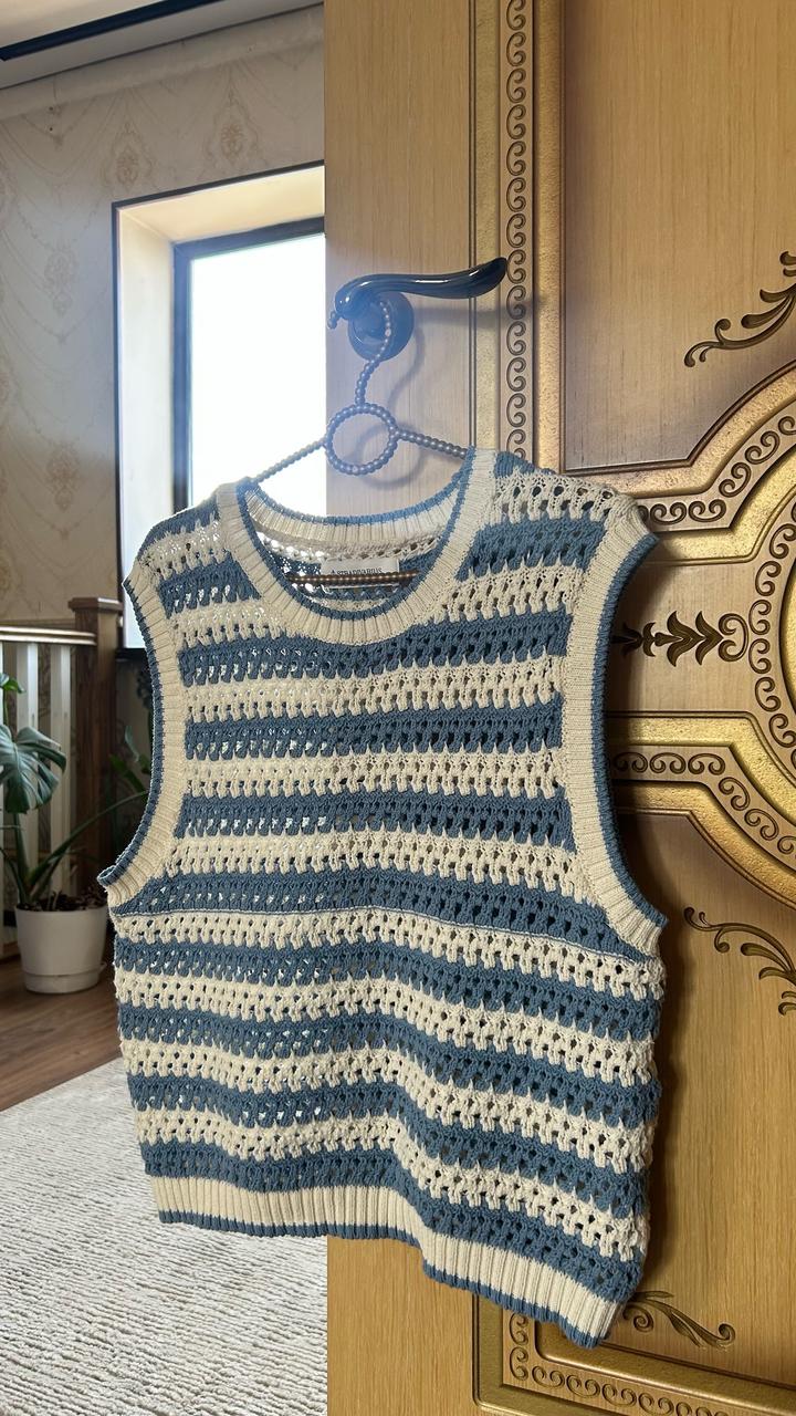 вязаный топ Stradivarius