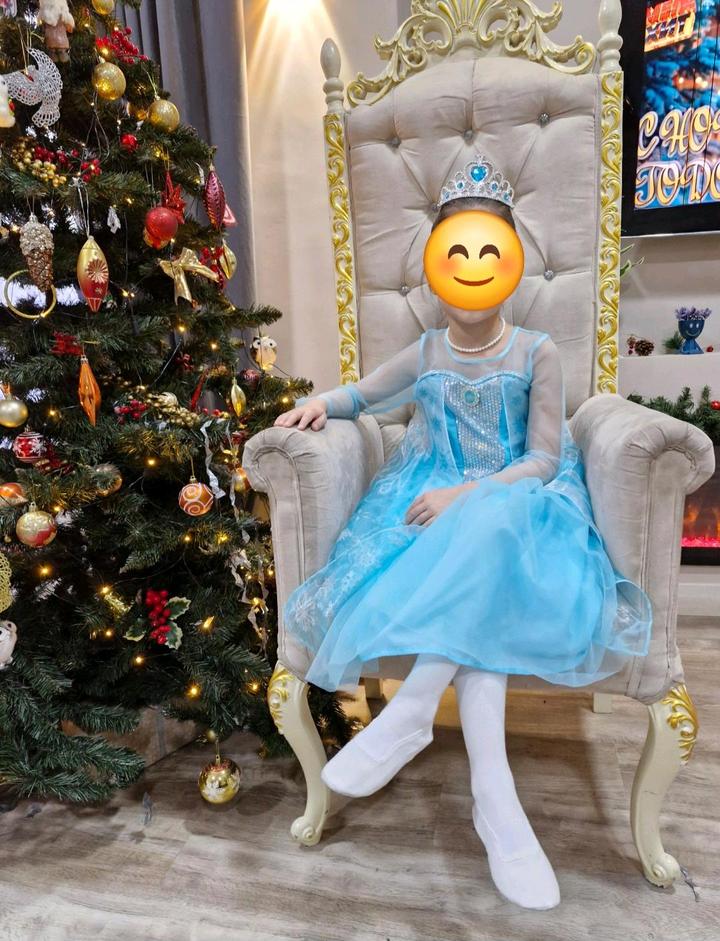 Новогоднее платье Эльзы.