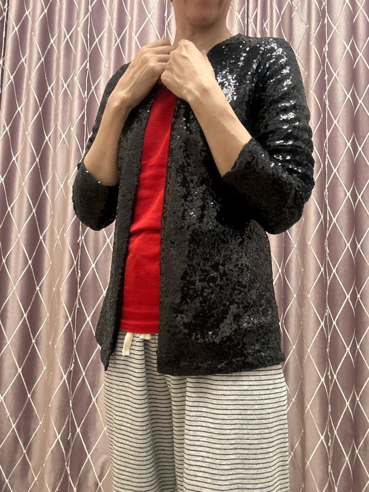 Кардиган с пайетками