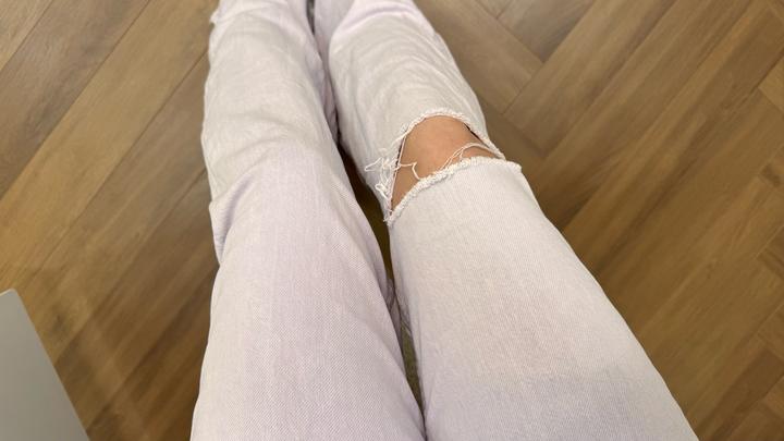 Сиреневые джинсы Pull&bear