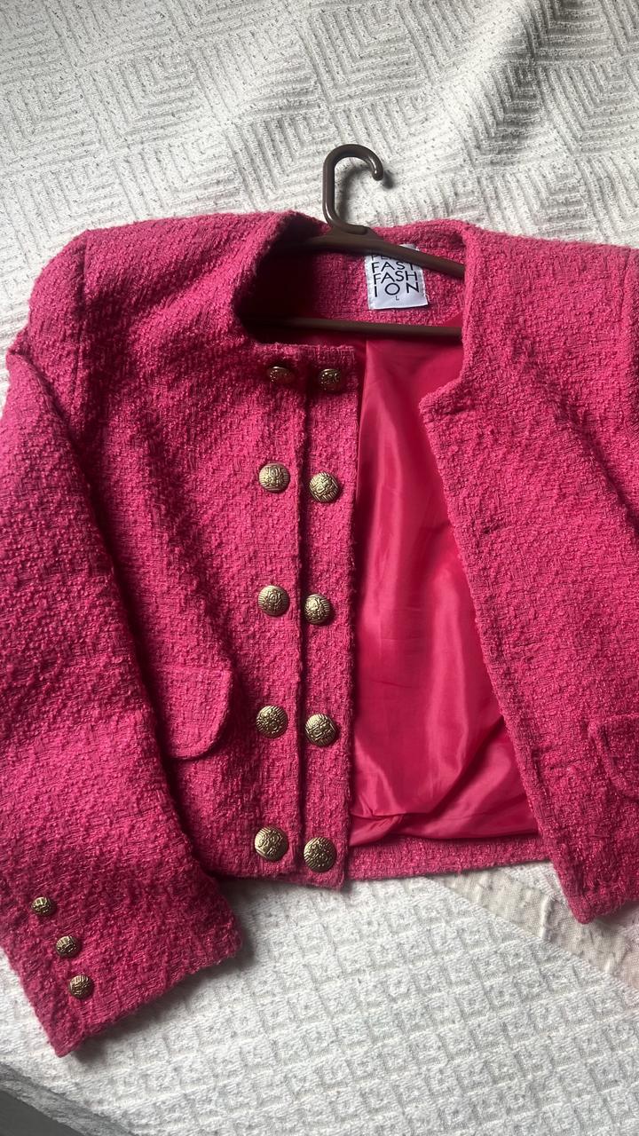 Пиджак твидовый 46р