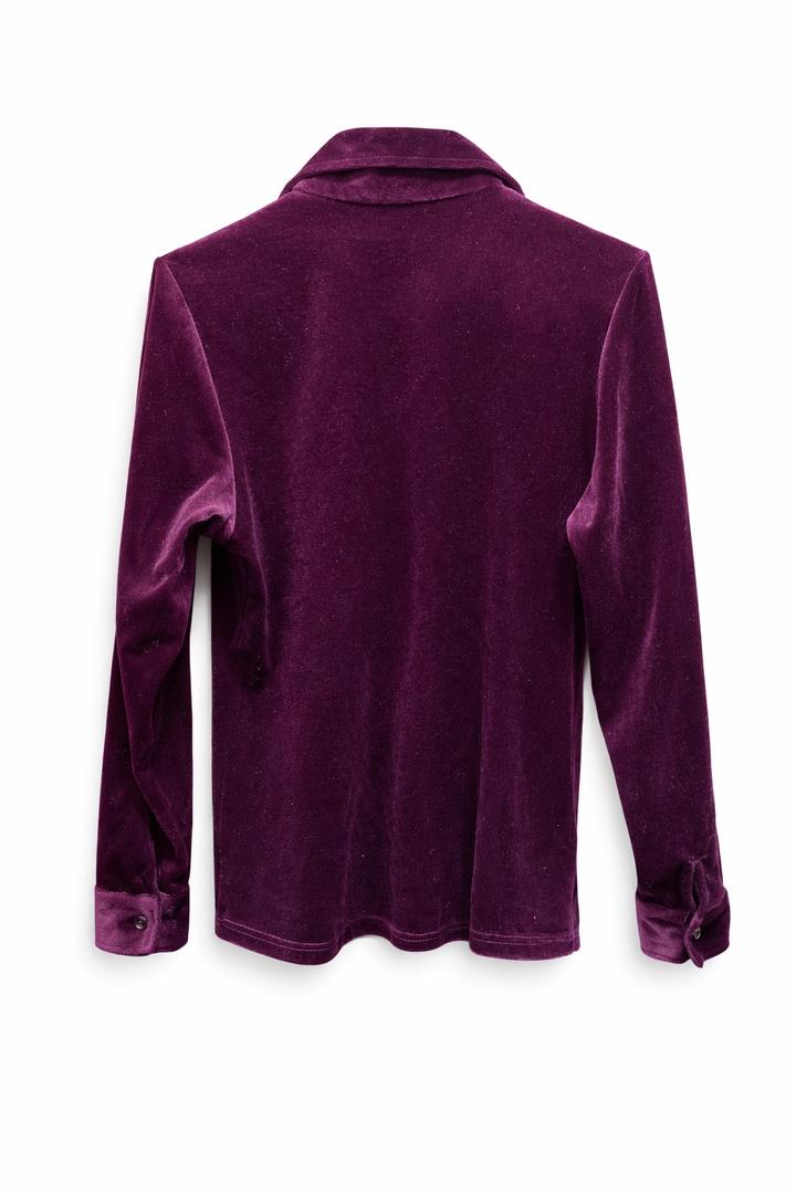 Бархатная блуза