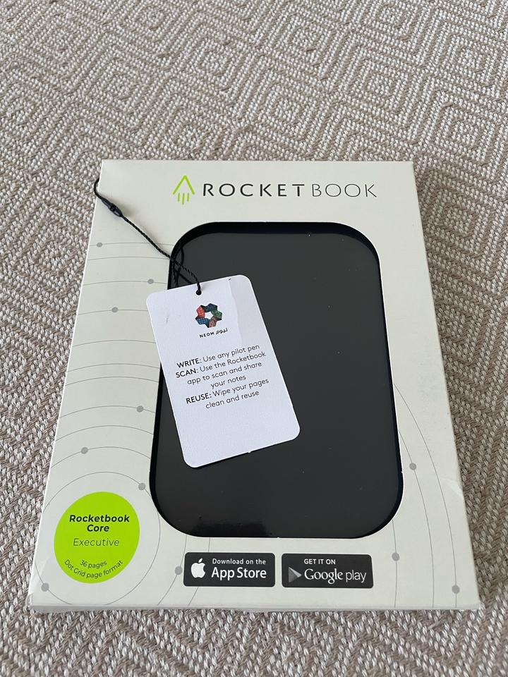 умный» блокнот Rocketbook Core в самом удобном формате Executive(размер прим.А5