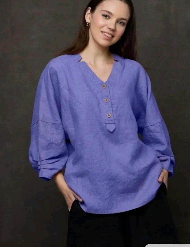 Блуза льняная