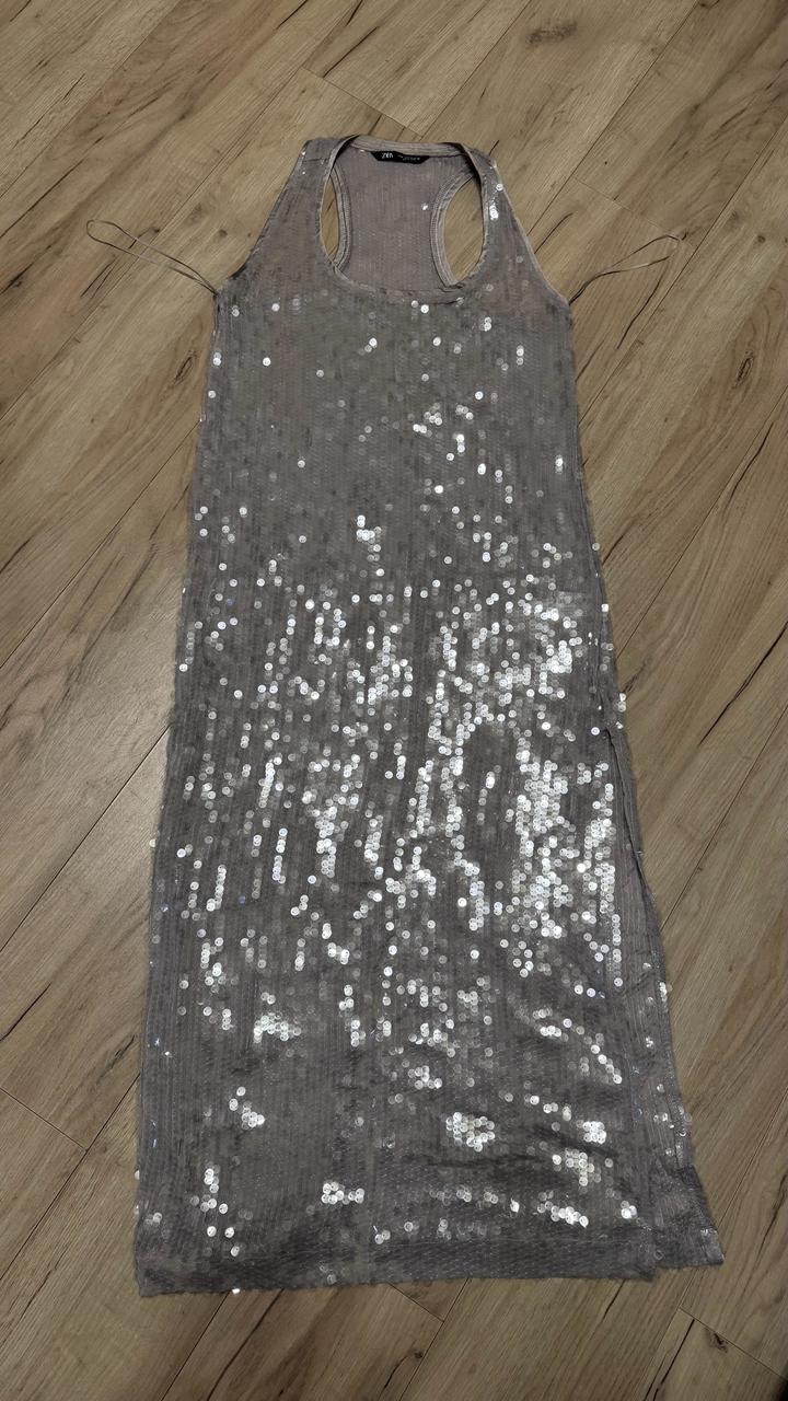 Платье блестящее Zara