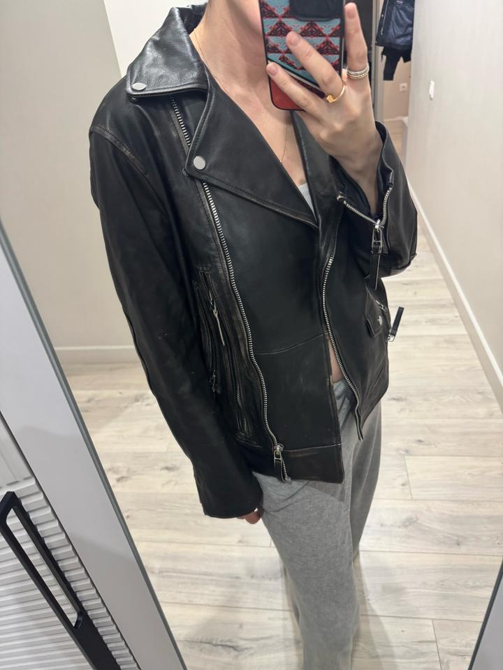 Куртка из натуральной кожи