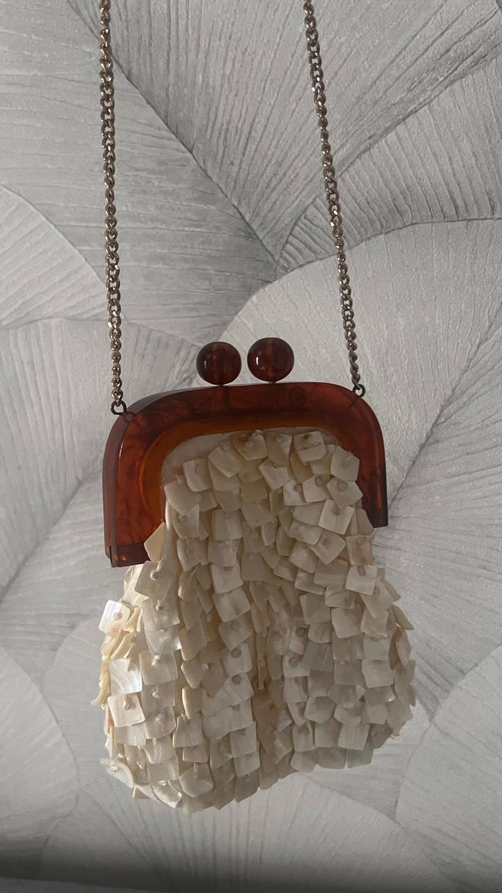 Сумочка летняя ракушки камни