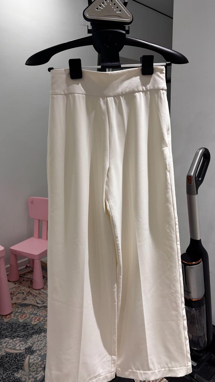 Белые брюки с подкладом