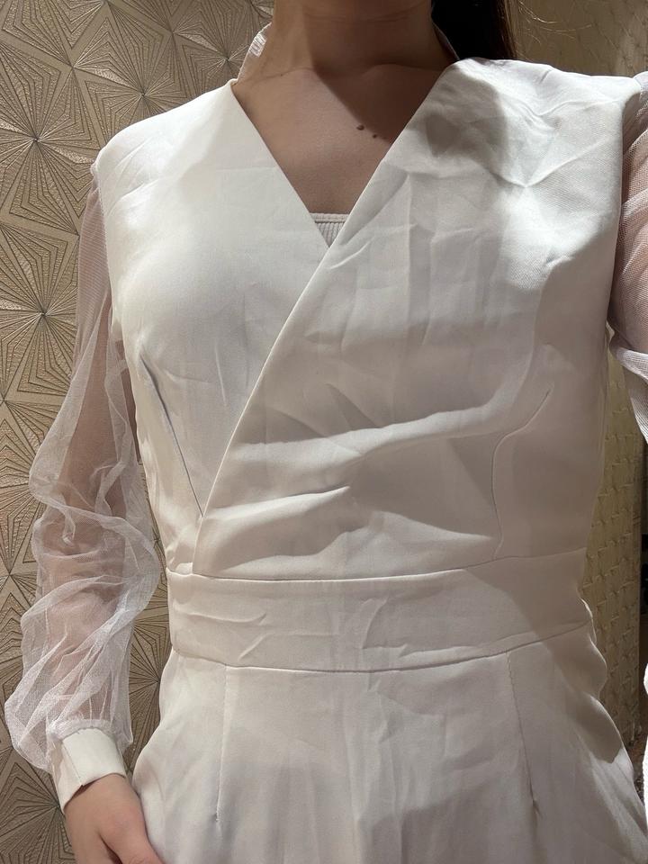 Белое платье