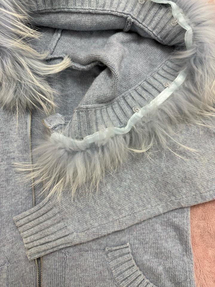 Кофта на замочке с мехом