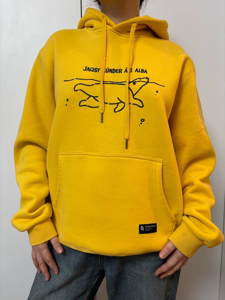 Желтая толстовка qazaqrepublic