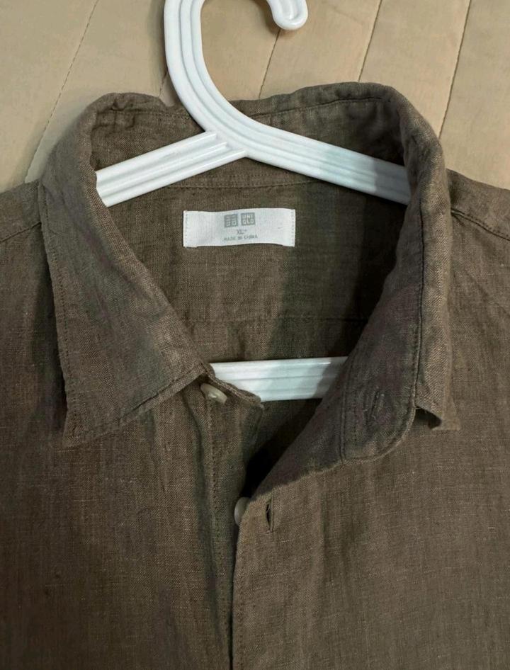 Рубашка Uniqlo льняная