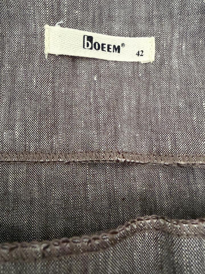 Юбка лен на запах BOEEM