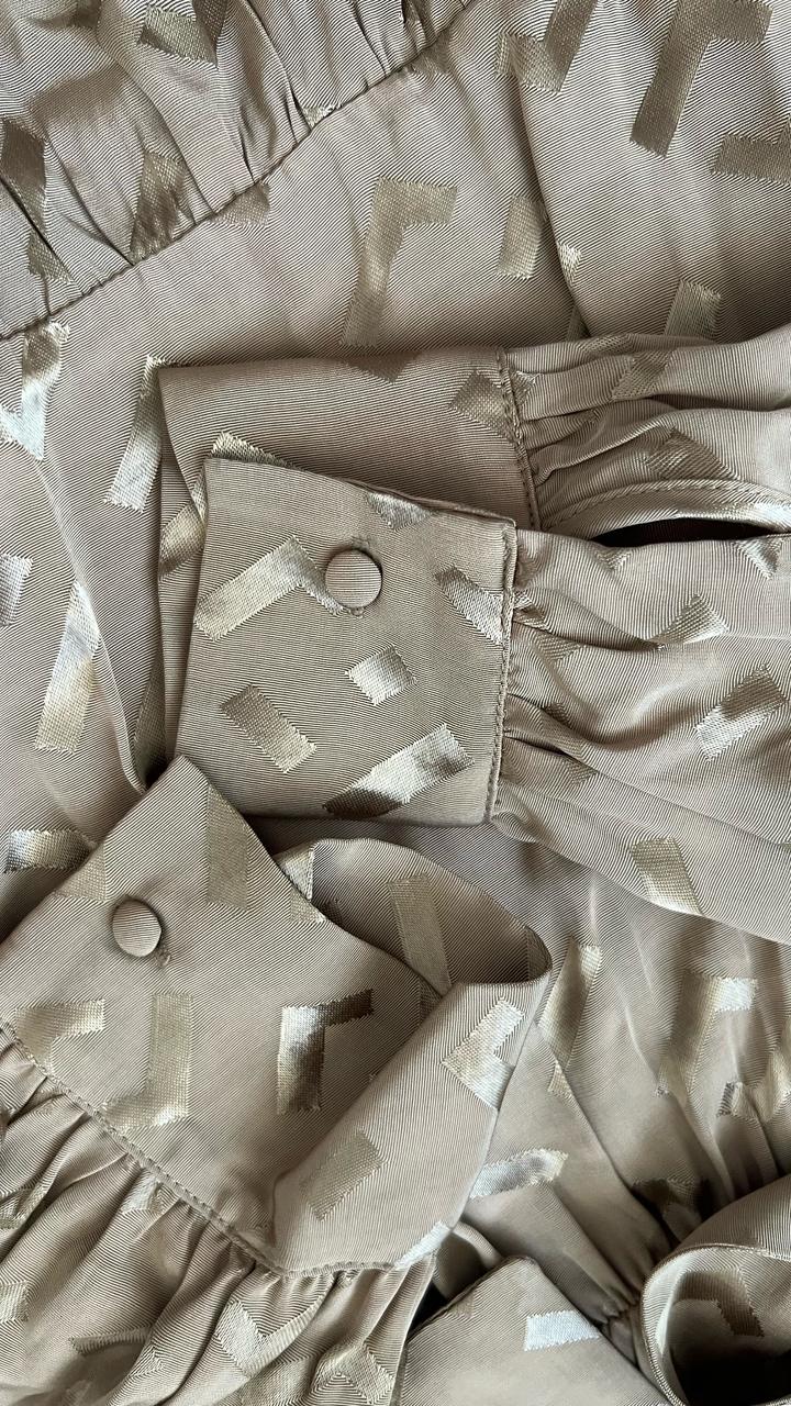 Темно-бежевое коктейльное платье Lime