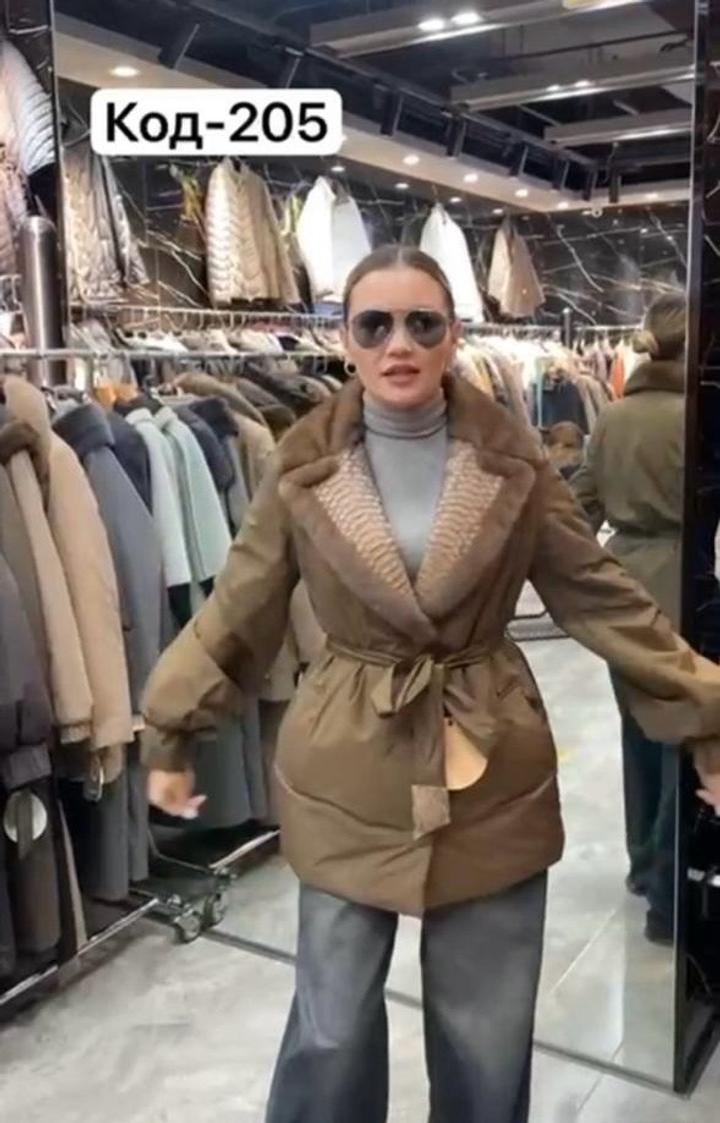 Куртка Рафаело с норковым воротником