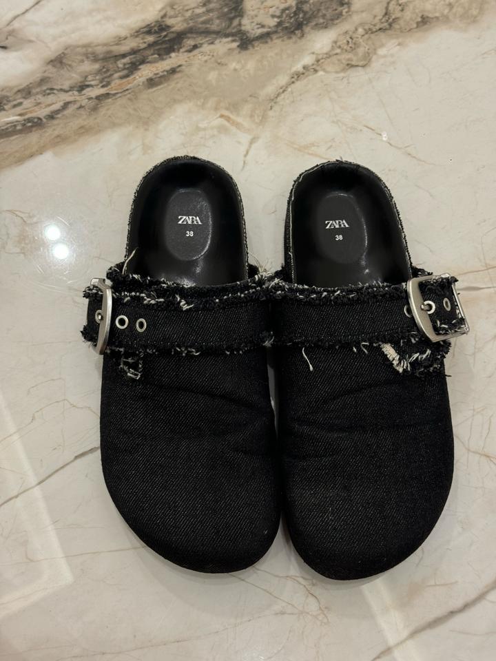 Джинсовые сабо Zara