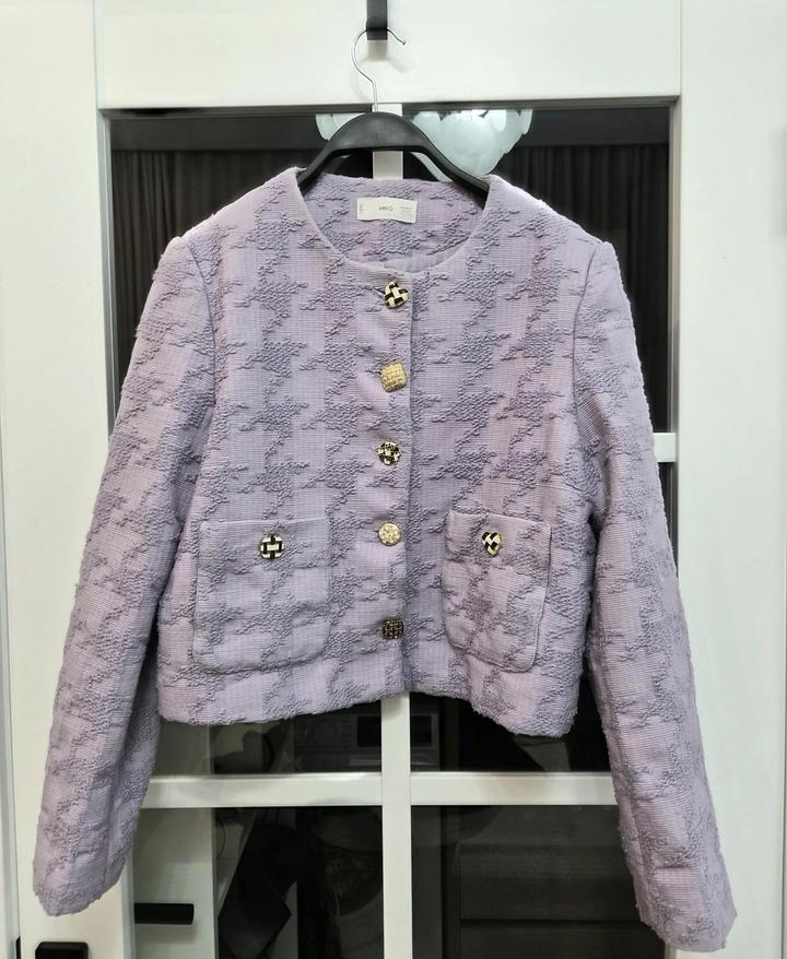 Твидовый пиджак Mango