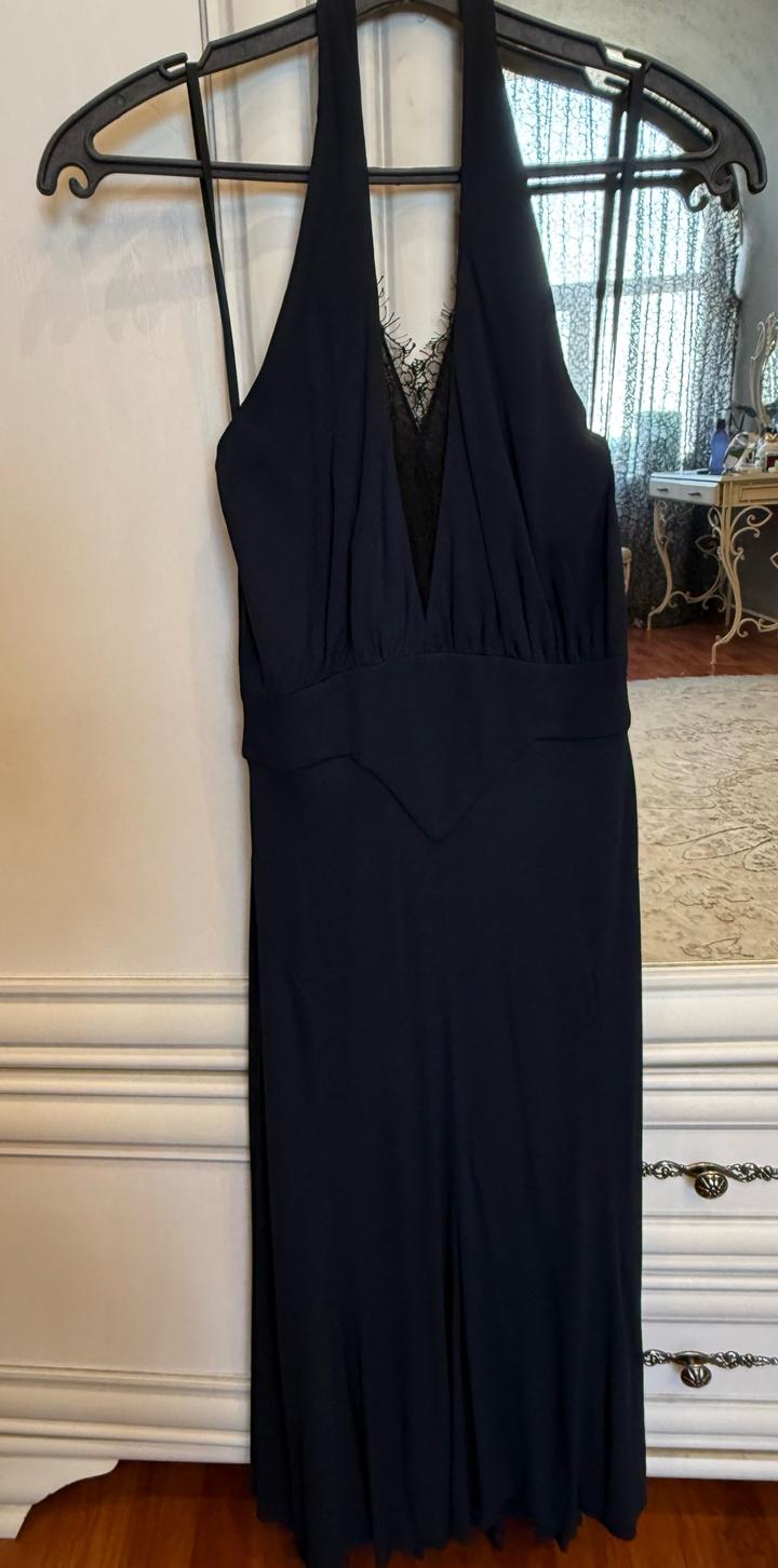 Темно-синее платье Diane von Furstenberg