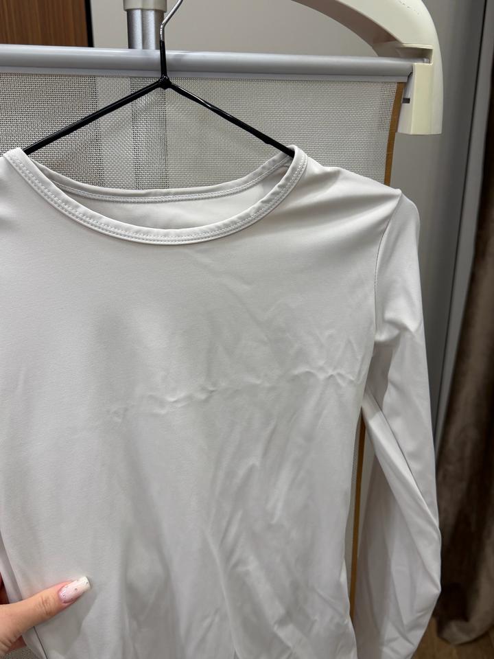 лонгслив облегающий