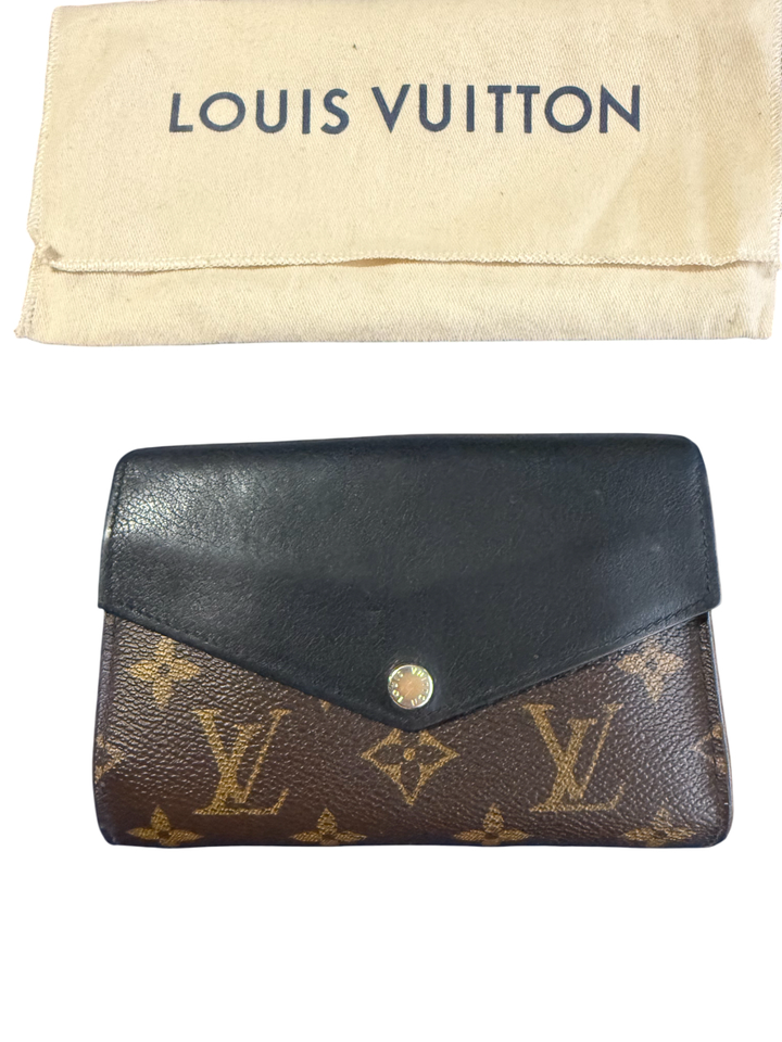 Кошелек Louis Vuitton оригинал с черной кожей