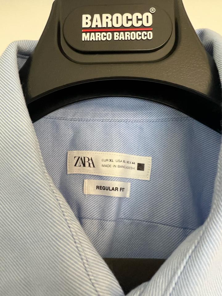 Рубашка голубая Zara