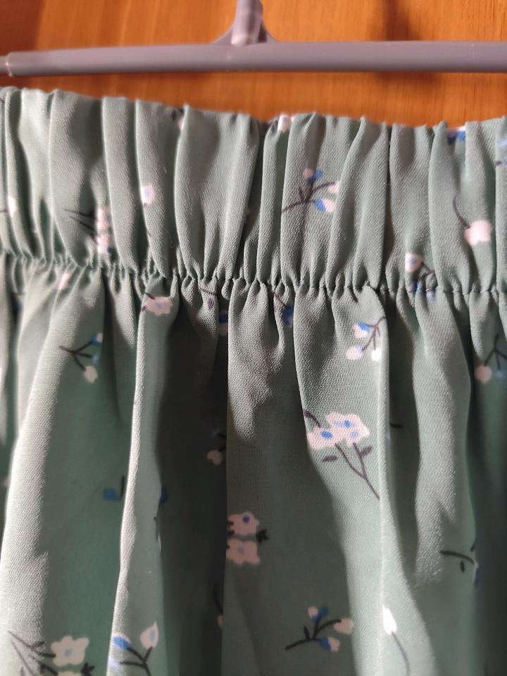 Юбка.Миди.Зеленая.