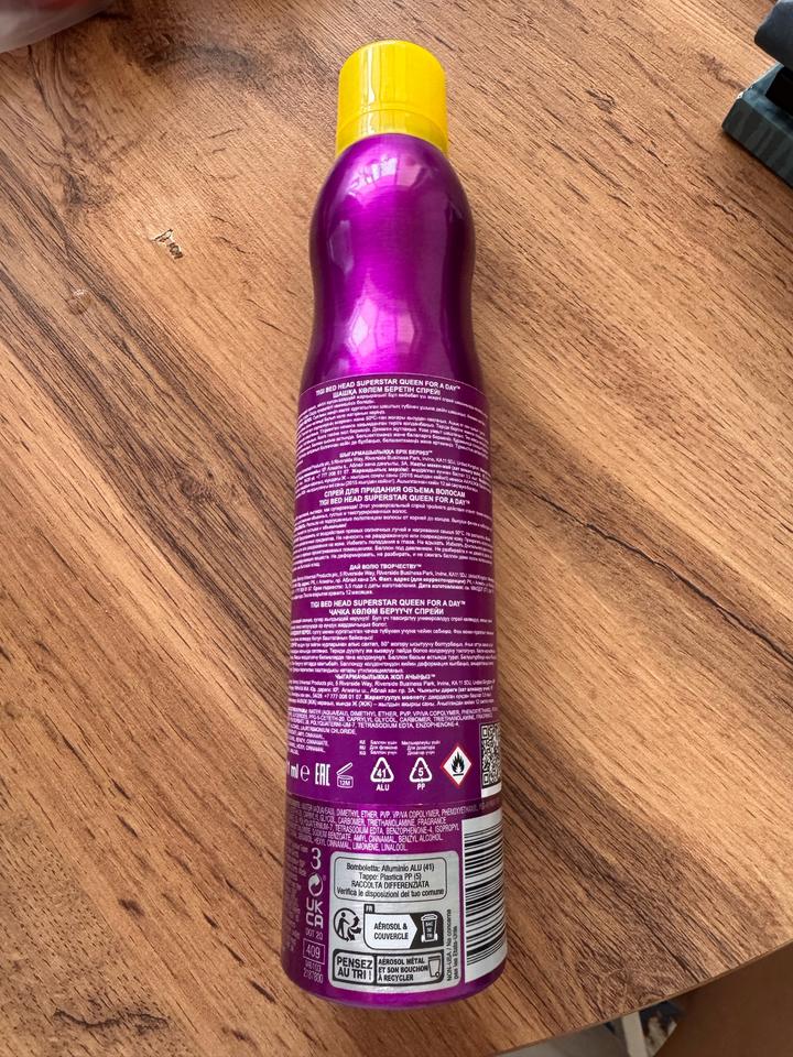 Bed head tigi спрей для объема волос