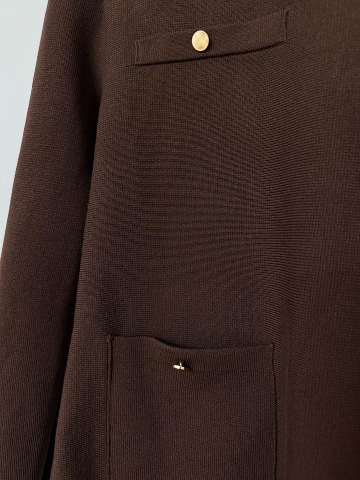 Короткое коричневое платье Zara