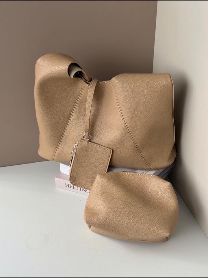 Качественные сумочки светло коричневые 👜