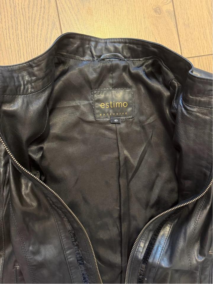 Куртка из натуральной телячьей кожи ESTIMO