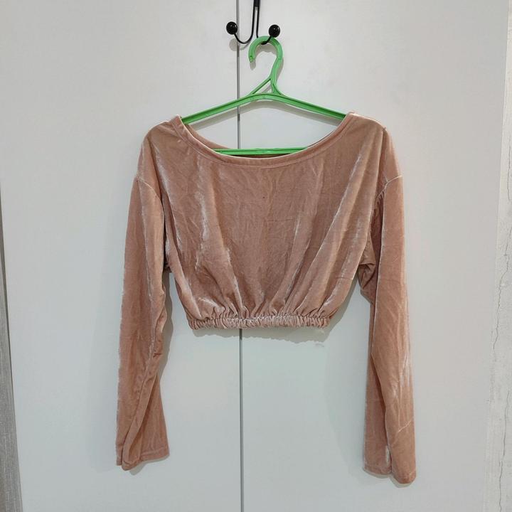 кофта велюр нежно розового цвета