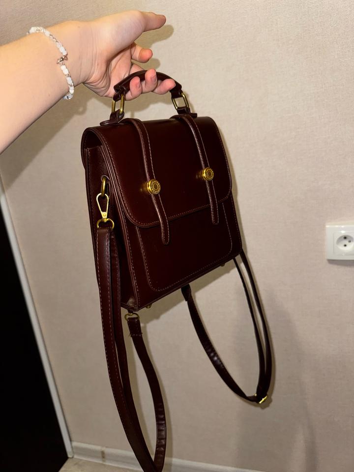 Carksky PU Carry сумка кофейного цвета