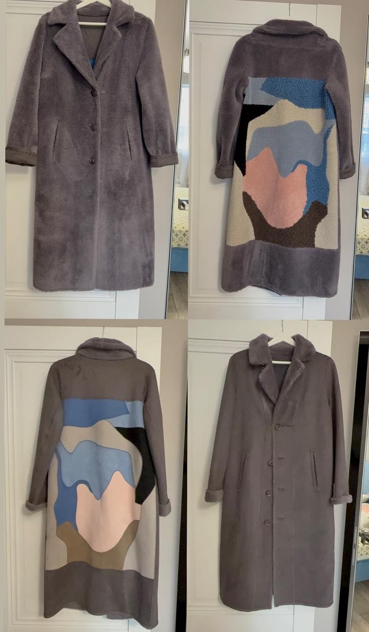 Пальто двухстороннее