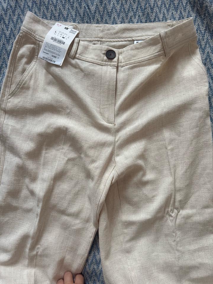 Льняные брюки Zara