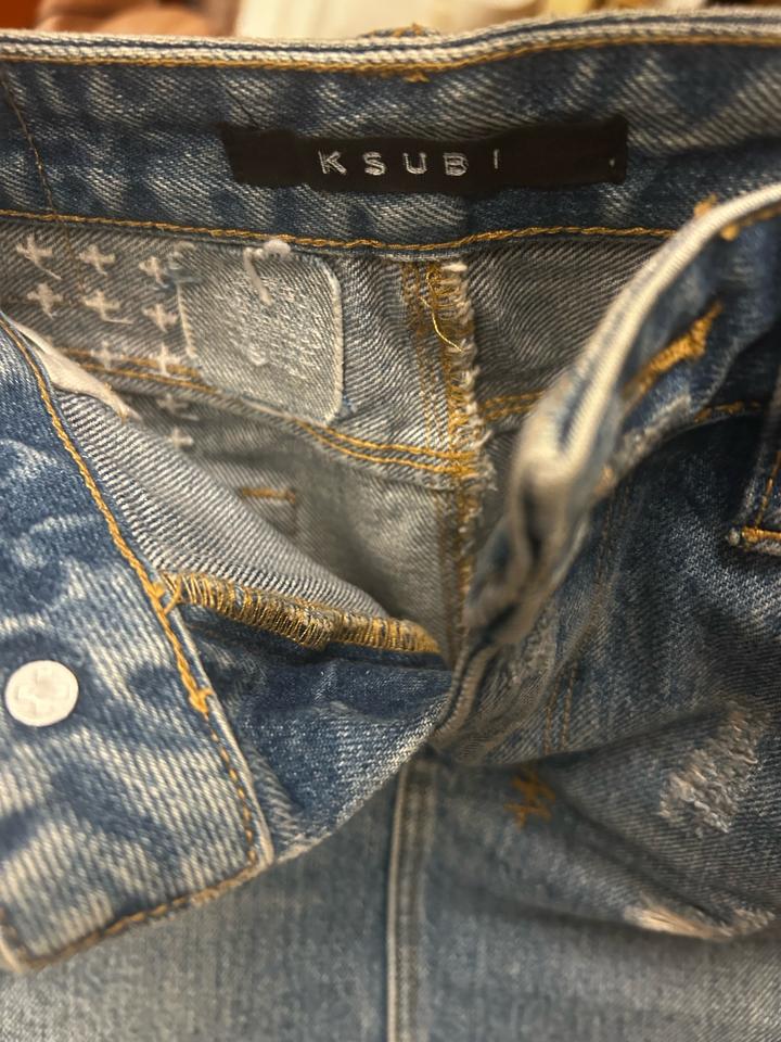 Джинсовая юбка карандаш KSUBI