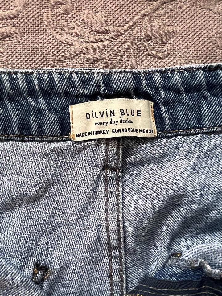 Бэгги джинсы Dilvin blue