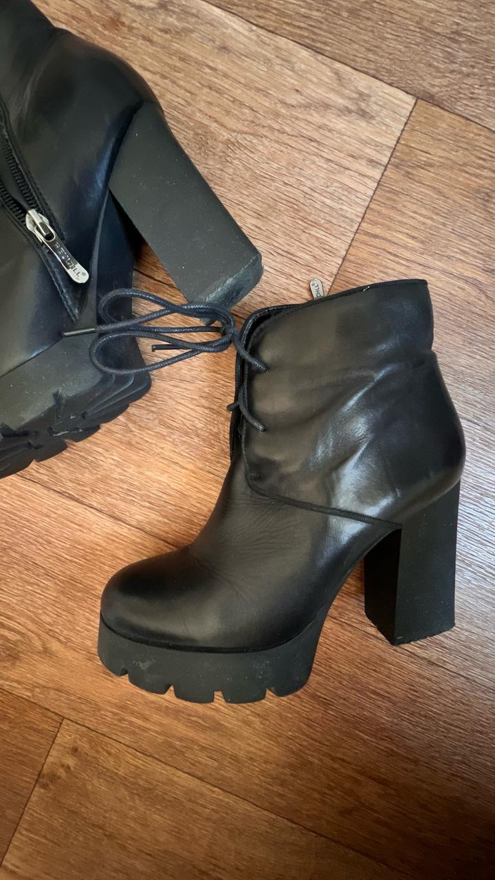 Ботильоны Кожа