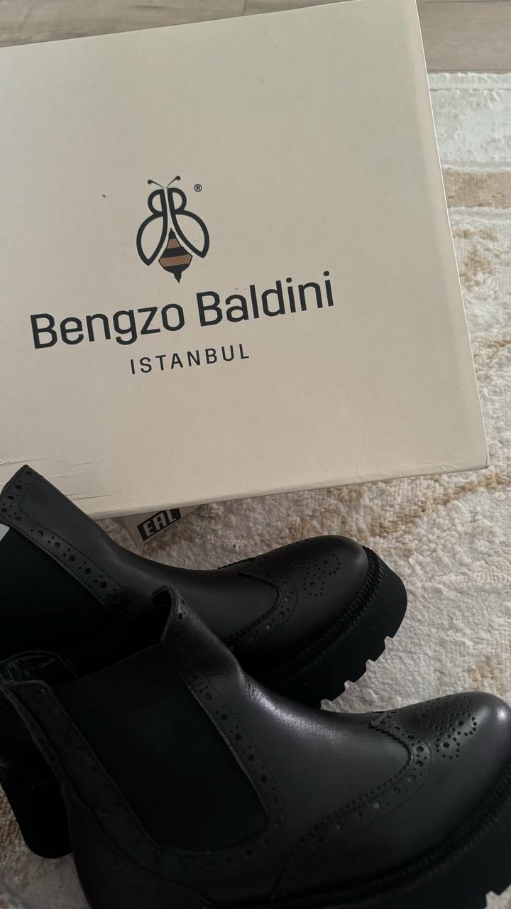Черные зимние Сапоги от Bengzo Baldini