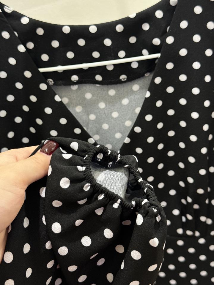 Платье в горошек