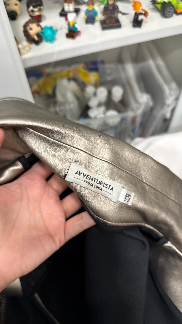 Пальто тренч металлик, free size