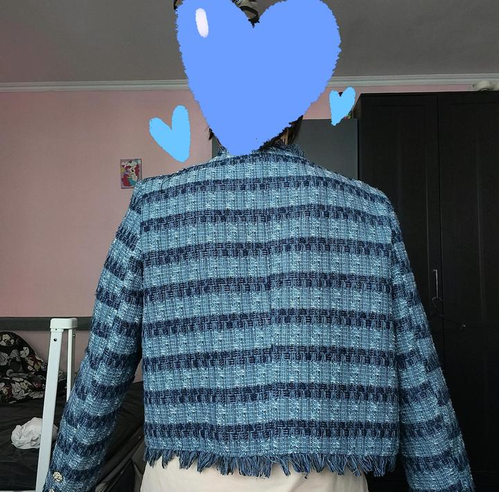 Жакет пиджак твидовый