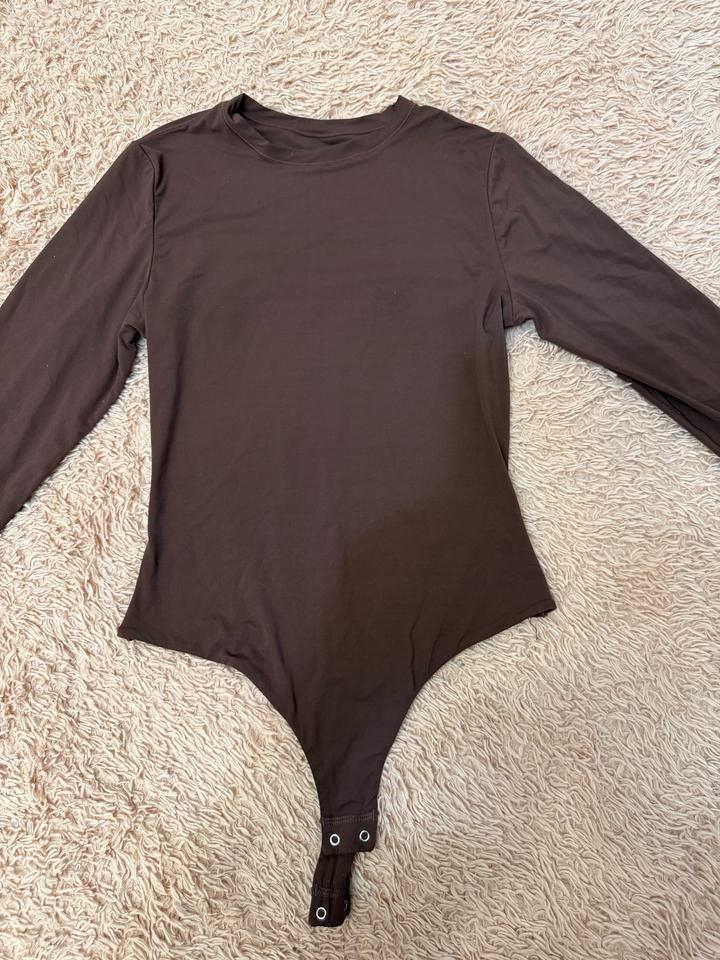 Коричневое боди vivien wear