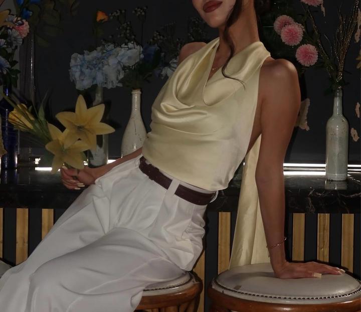 Топ с открытой спинкой