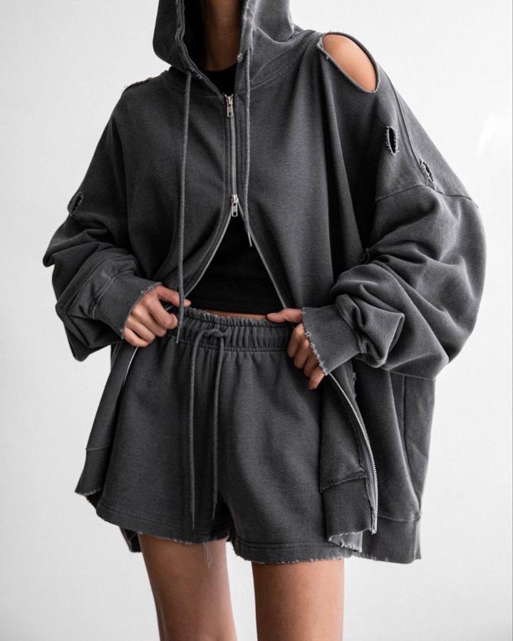 Худи в цвете графит Papermoon