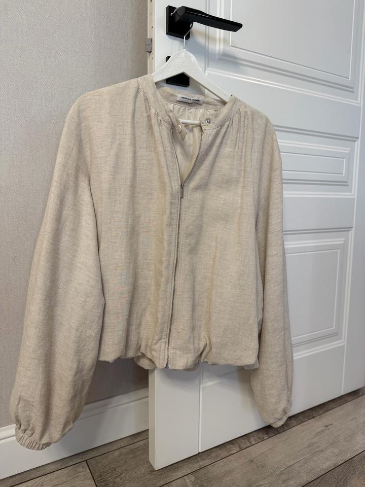 Бомбер изо льна