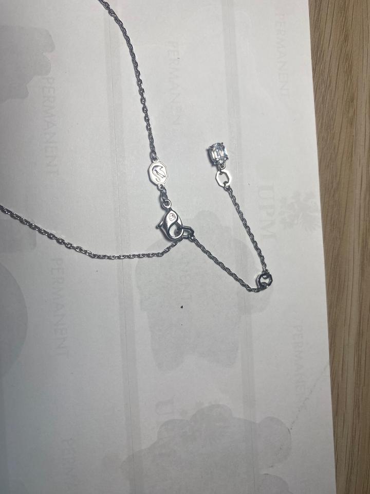 Swarovski кулон серебрянный с камнями