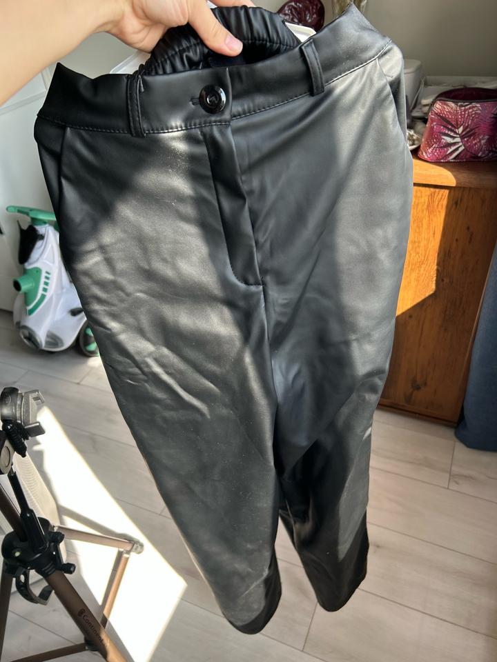 Брюки экокожа