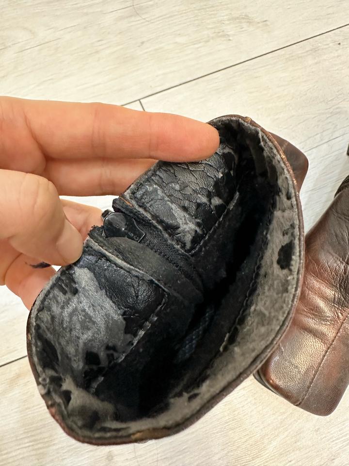 Ботильоны кожа натуральная винтаж