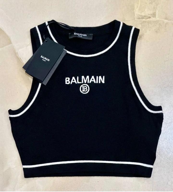 Укороченый топ Balmain